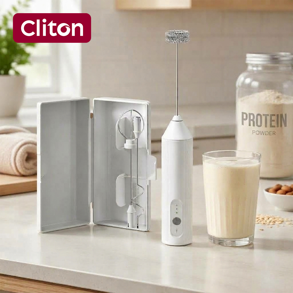 White Multi-function USB Elect - Electric Milk Frother Handheld recension och pris